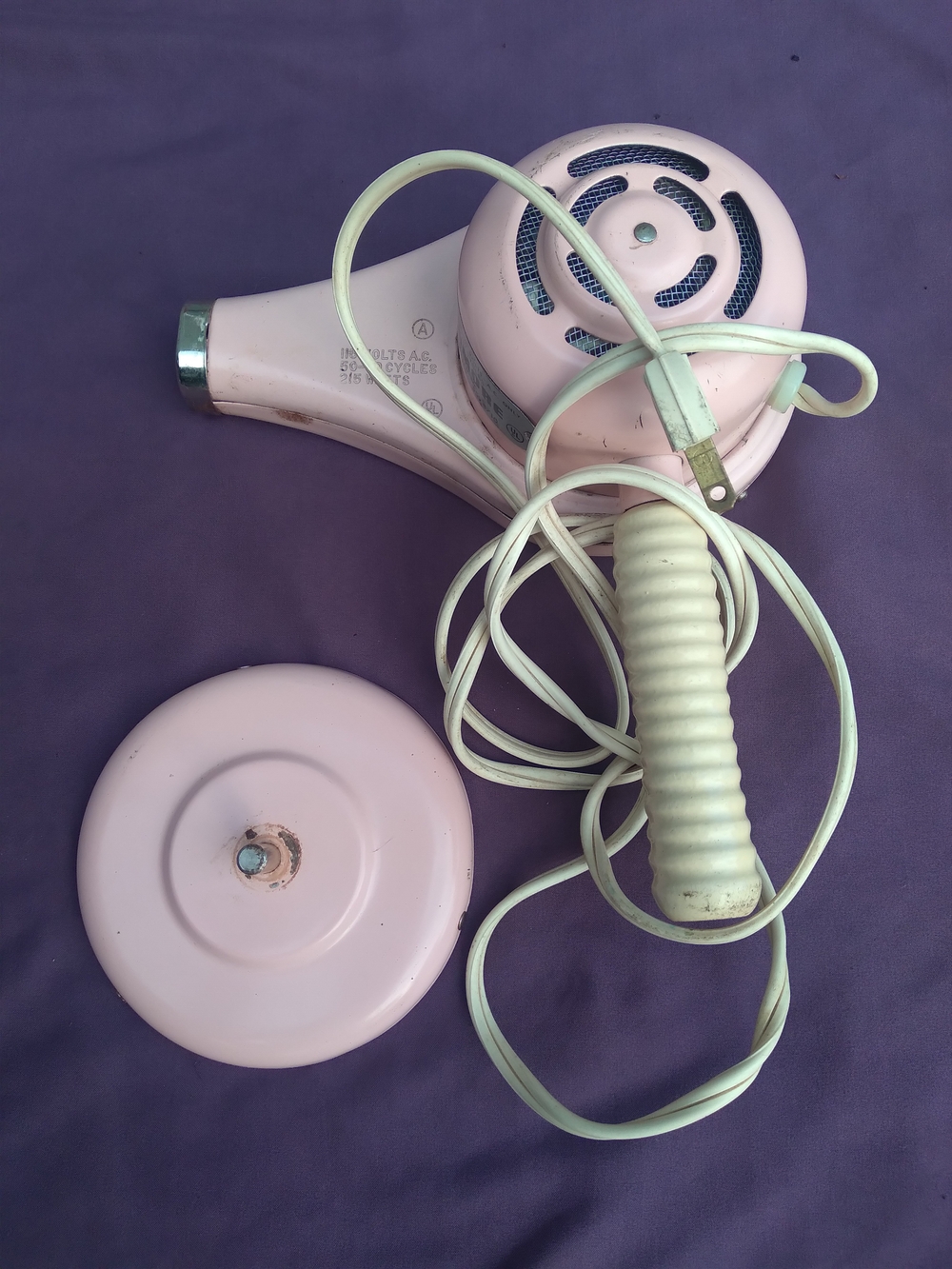 Kenmore Vintage Soft Pink Hair Dryer - Women's Hair Accessory